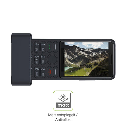 2x Full Cover Schutzfolie matt für TCL OneTouch 4022S