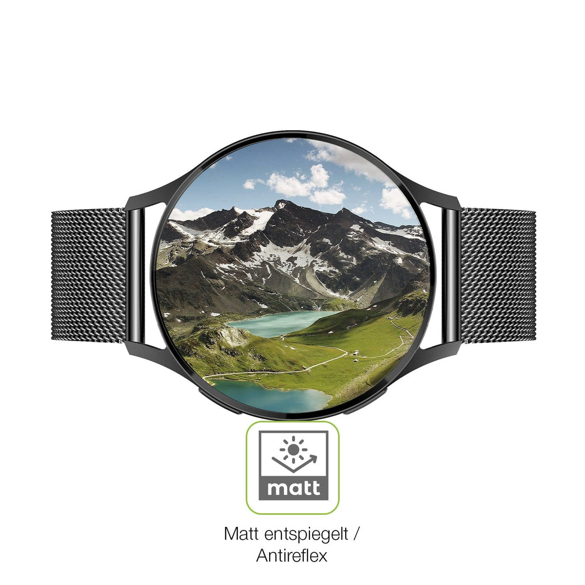 2x Full Cover Schutzfolie matt für Levowatch Edgy