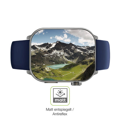 2x Full Cover Schutzfolie matt für GARD PRO Health Smartwatch 3 41mm