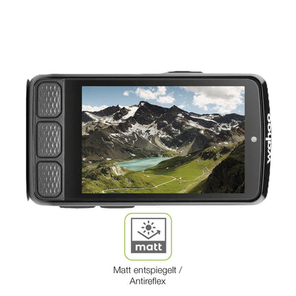 2x Full Cover Schutzfolie matt für Wahoo Elemnt Roam V3