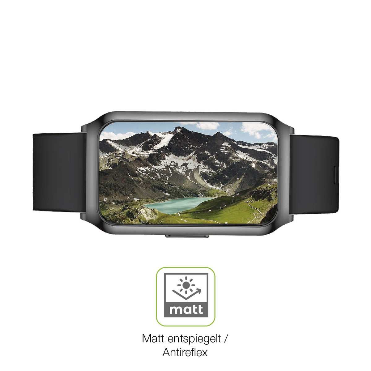 2x Full Cover Schutzfolie matt für Fitoncloud 1.47 Zoll