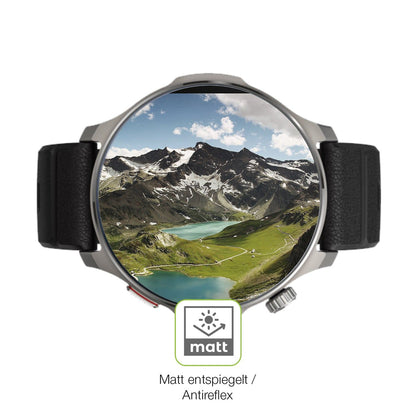 2x Full Cover Schutzfolie matt für Huami Amazfit Balance 2