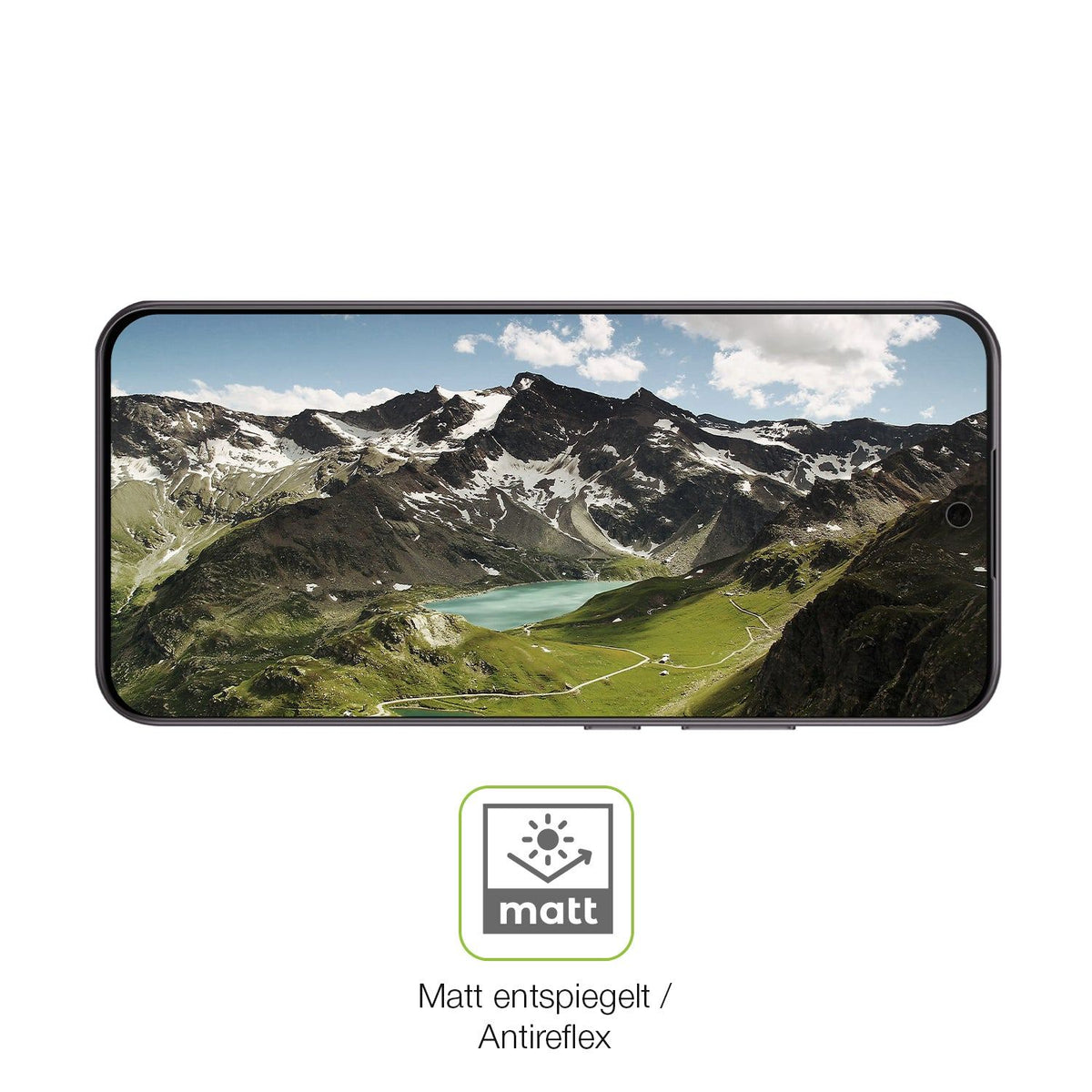 2x Full Cover Schutzfolie matt für Oppo A6 Pro 4G