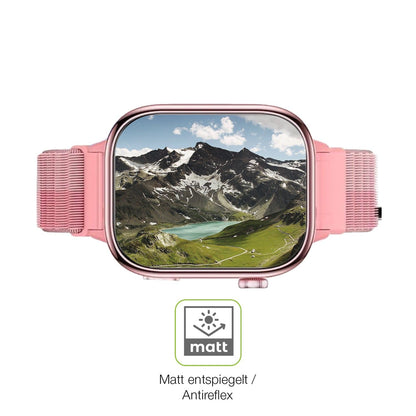 2x Full Cover Schutzfolie matt für JoJoego Smartwatch Kinder