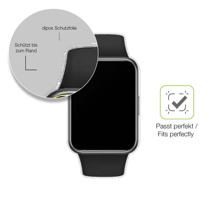 2x Full Cover Schutzfolie matt für Huawei Watch Fit 2