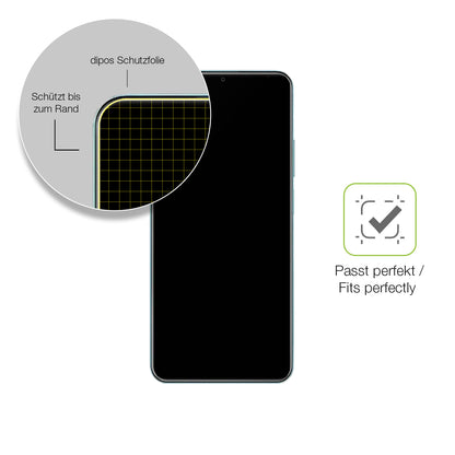 2x Full Cover Schutzfolie matt für Realme Note 50