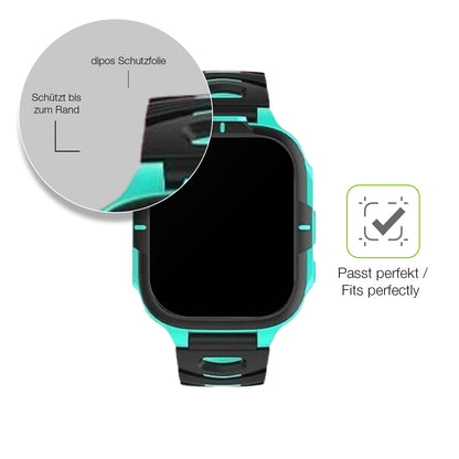 2x Full Cover Schutzfolie matt für Elejafe Smartwatch Kinder