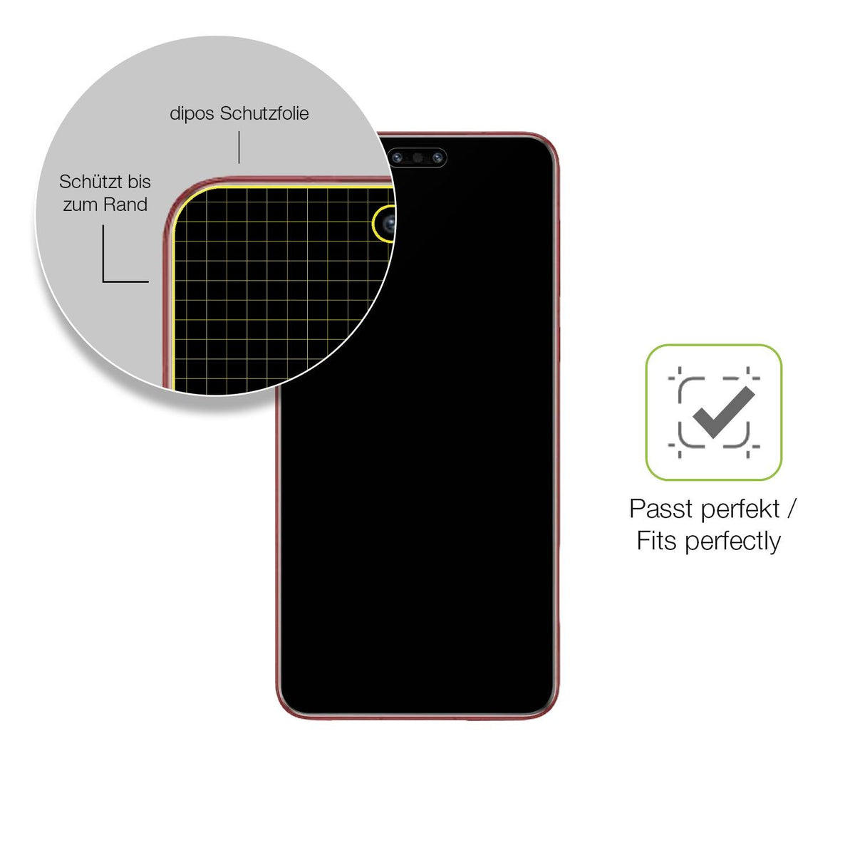 2x Full Cover Schutzfolie matt für Huawei Mate 60 RS Ultimate