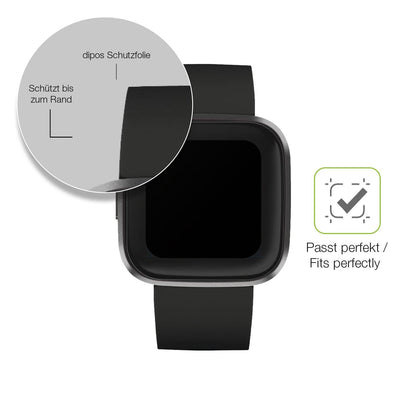 2x Full Cover Schutzfolie matt für Fitbit Versa 2