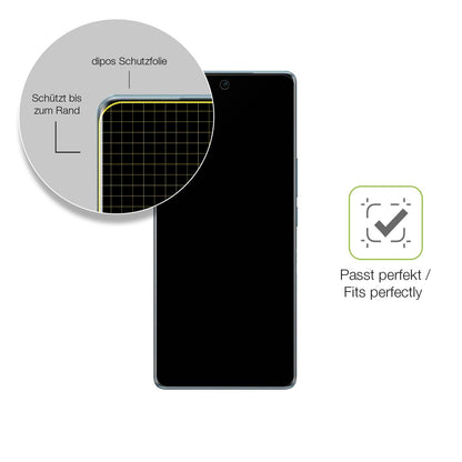 2x Full Cover Schutzfolie matt für Vivo V29 Pro