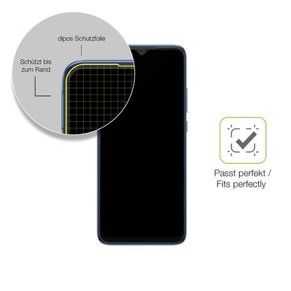 2x Full Cover Schutzfolie matt für Xiaomi Redmi 10C