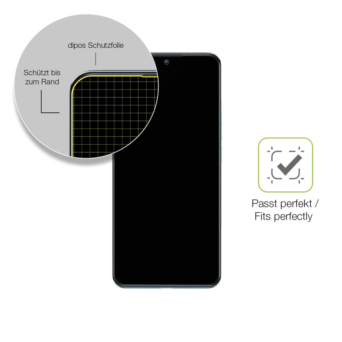 2x Full Cover Schutzfolie matt für Xiaomi Mi 12T