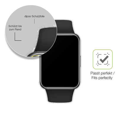 2x Full Cover Schutzfolie matt für Huawei Watch Fit 2