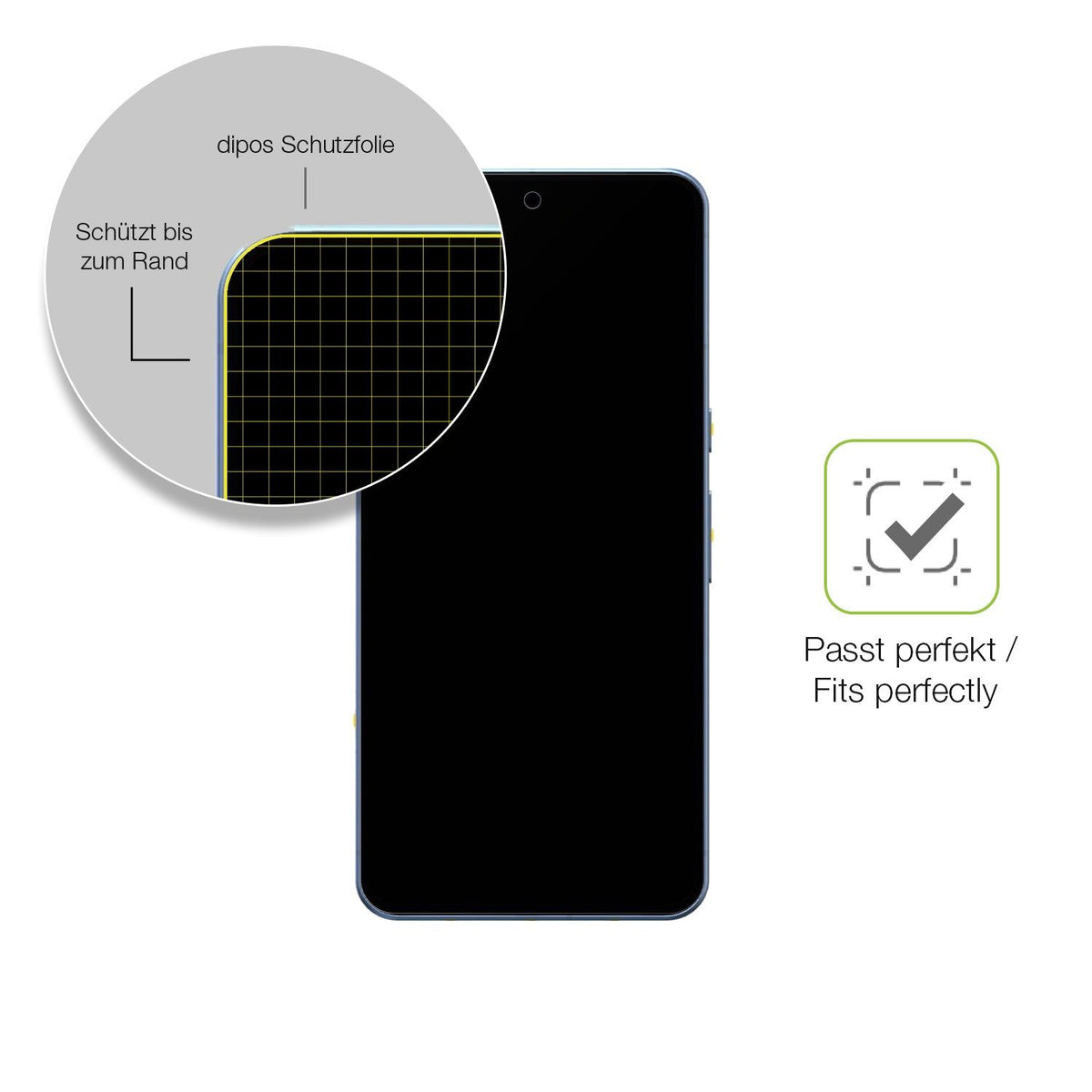 2x Full Cover Schutzfolie matt für Google Pixel 8