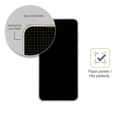 2x Full Cover Schutzfolie matt für Samsung Galaxy S23 Plus