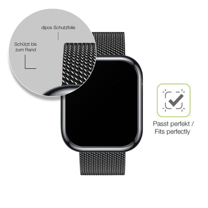 2x Full Cover Schutzfolie matt für Ruxingx 1.47 Zoll Smartwatch