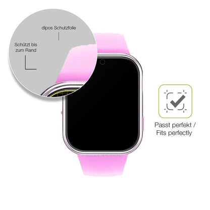 2x Full Cover Schutzfolie matt für Igreeman Kinder Smartwatch