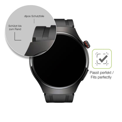 2x Full Cover Schutzfolie matt für Rollme Hero M7 Smartwatch