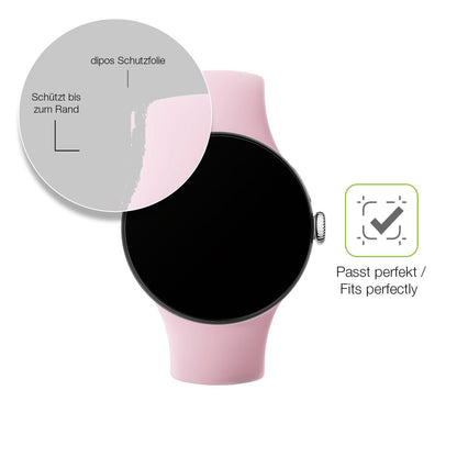 2x Full Cover Schutzfolie matt für Google Pixel Watch 3 41mm