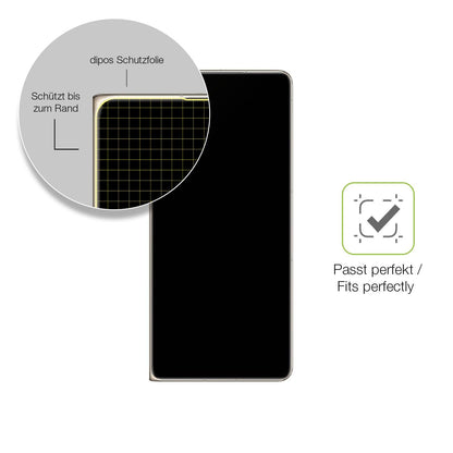 2x Full Cover Schutzfolie matt für Huawei Mate X6 Front-Display