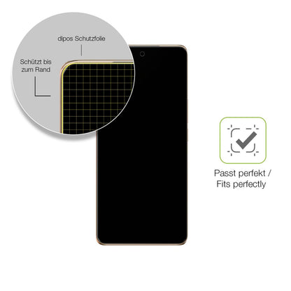 2x Full Cover Schutzfolie matt für Vivo T3 Pro