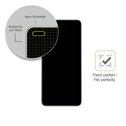 2x Full Cover Schutzfolie matt für Oppo Reno3 Pro 4G