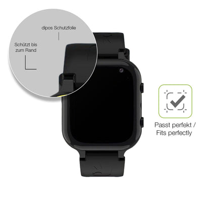 2x Full Cover Schutzfolie matt für Ruopoem Smartwatch Kinder
