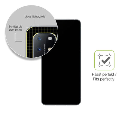 2x Full Cover Schutzfolie matt für OnePlus 8T Rueckseite