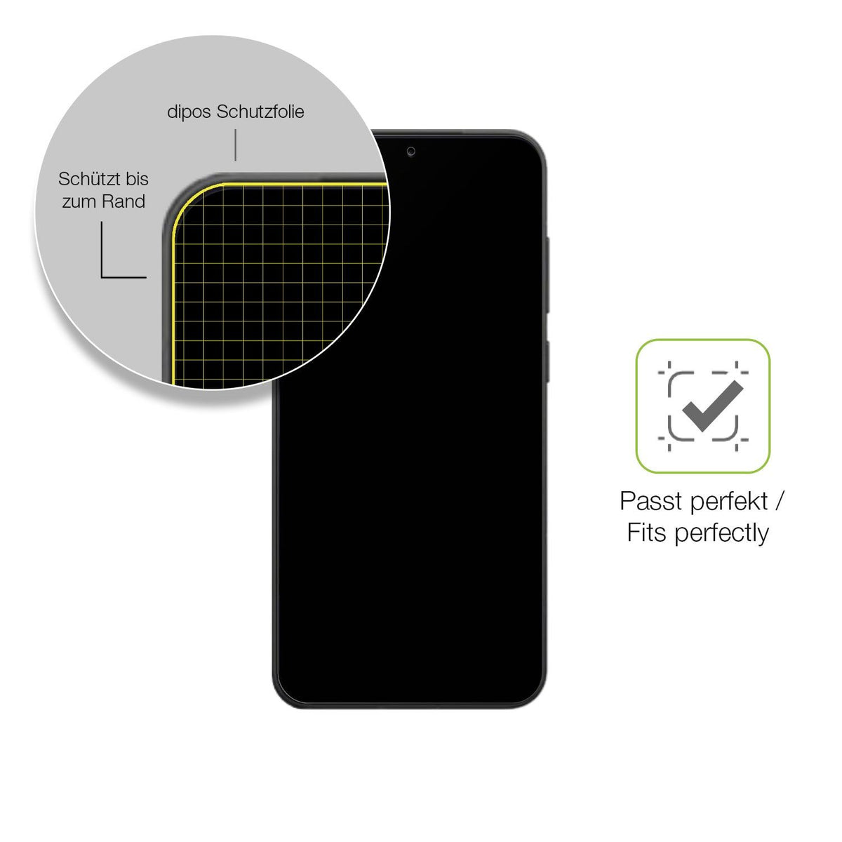 2x Full Cover Schutzfolie matt für OnePlus 13s