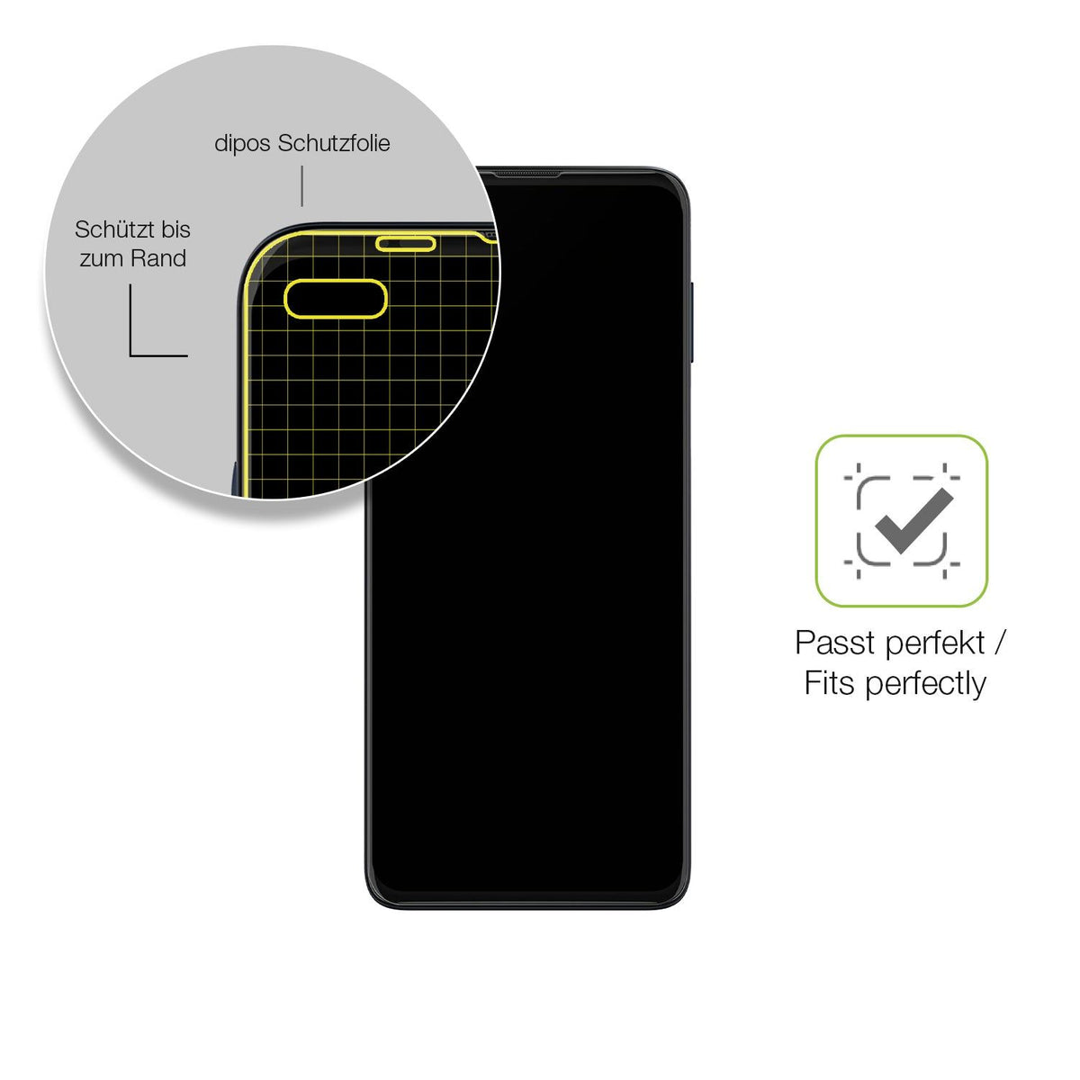 2x Full Cover Schutzfolie matt für Motorola Moto G100 Pro