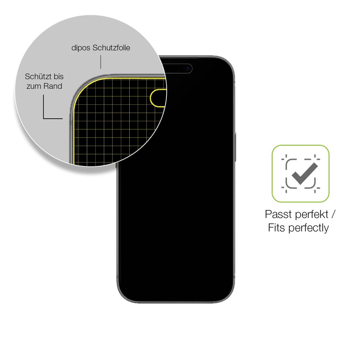 2x Full Cover Schutzfolie matt für Apple iPhone 17 Pro Max