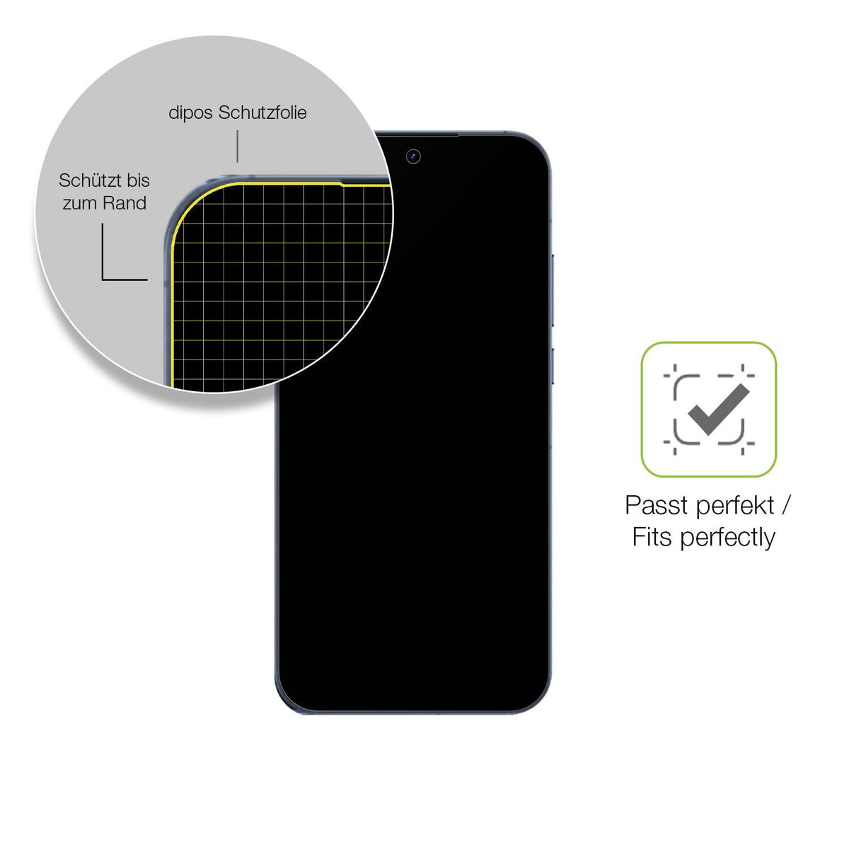 2x Full Cover Schutzfolie matt für Realme GT8 Pro