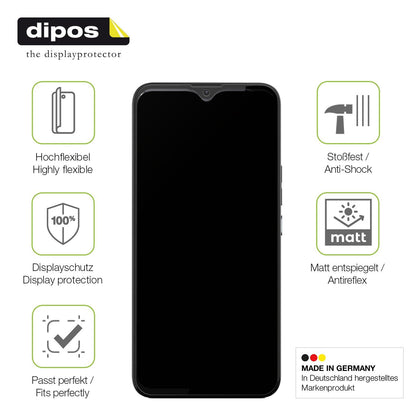 2x Full Cover Schutzfolie matt für Gigaset GS5 Lite