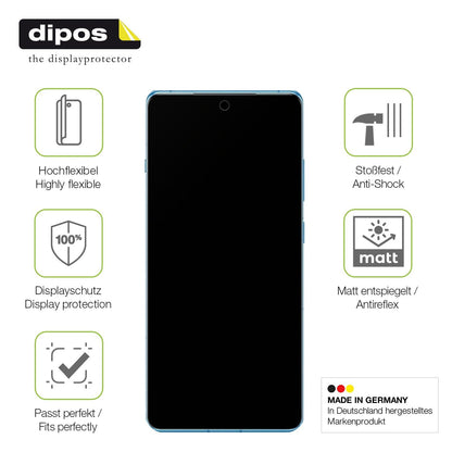2x Full Cover Schutzfolie matt für OnePlus 12R 5G