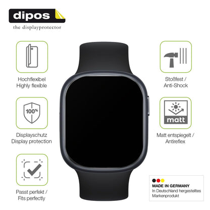 2x Full Cover Schutzfolie matt für Rollme S1 Smartwatch