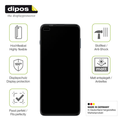 2x Full Cover Schutzfolie matt für Motorola Moto G100 Pro
