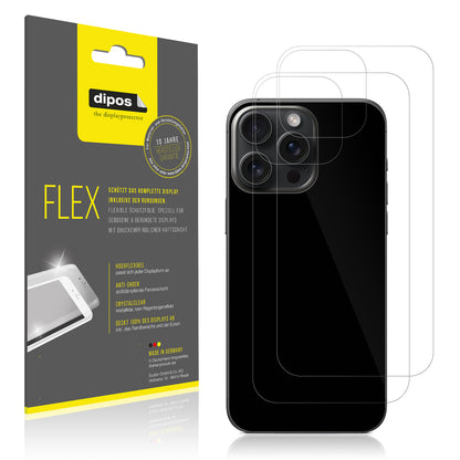 Displayschutzfolie passend für Apple iPhone iPhone 16 Pro Rückseite