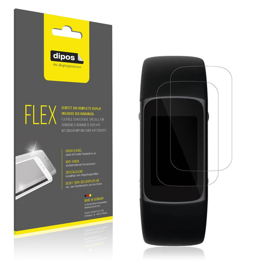 2x 3D Full Cover Schutzfolie für Fitbit Charge 6