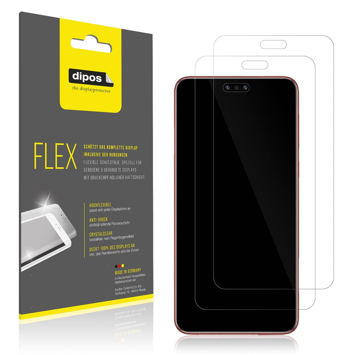 2x 3D Full Cover Schutzfolie für Huawei Mate 60 RS Ultimate