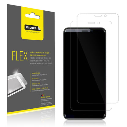 2x 3D Full Cover Schutzfolie für Coolpad Cool Play 7C