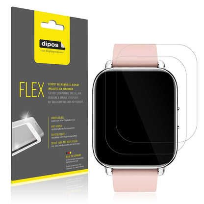 3x 3D Full Cover Schutzfolie für Togala Smartwatch