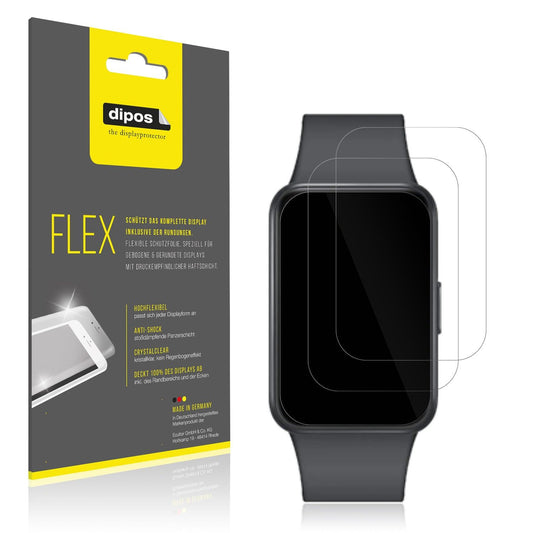 2x 3D Full Cover Schutzfolie für Samsung Galaxy Fit 3