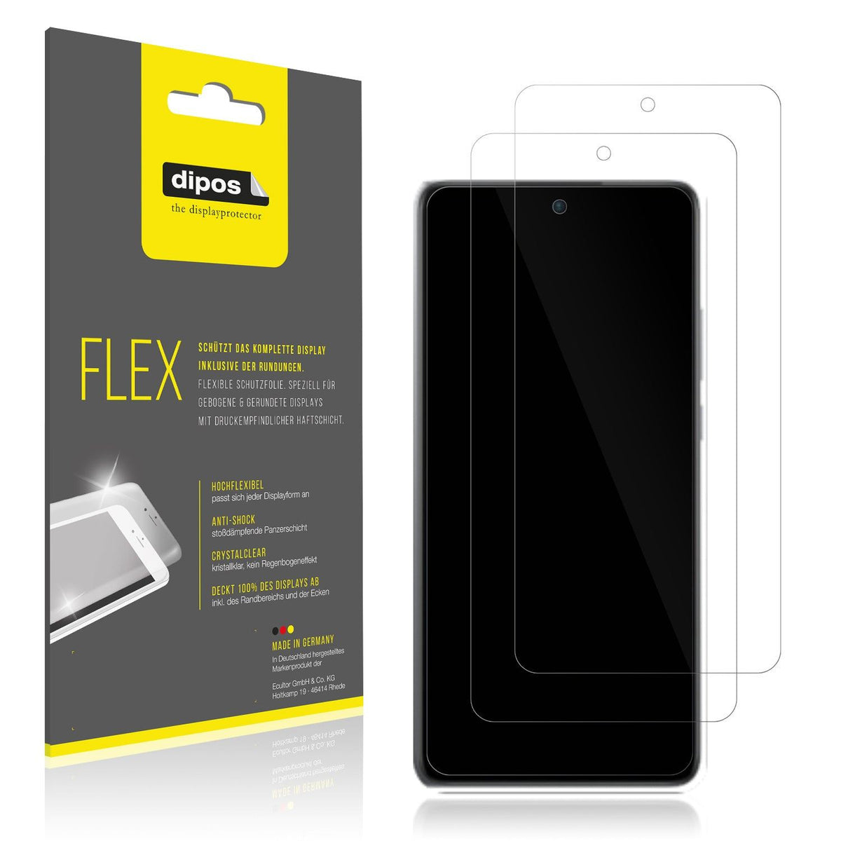 2x 3D Full Cover Schutzfolie für OnePlus Nord CE4 Lite