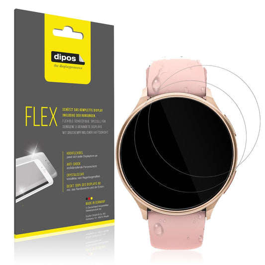 2x 3D Full Cover Schutzfolie für Aimiuvei Smartwatch 1.27 Zoll