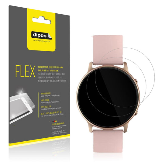 2x 3D Full Cover Schutzfolie für Tuyoma Smartwatch LW36