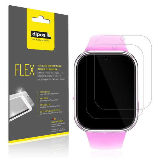 2x 3D Full Cover Schutzfolie für Igreeman Kinder Smartwatch