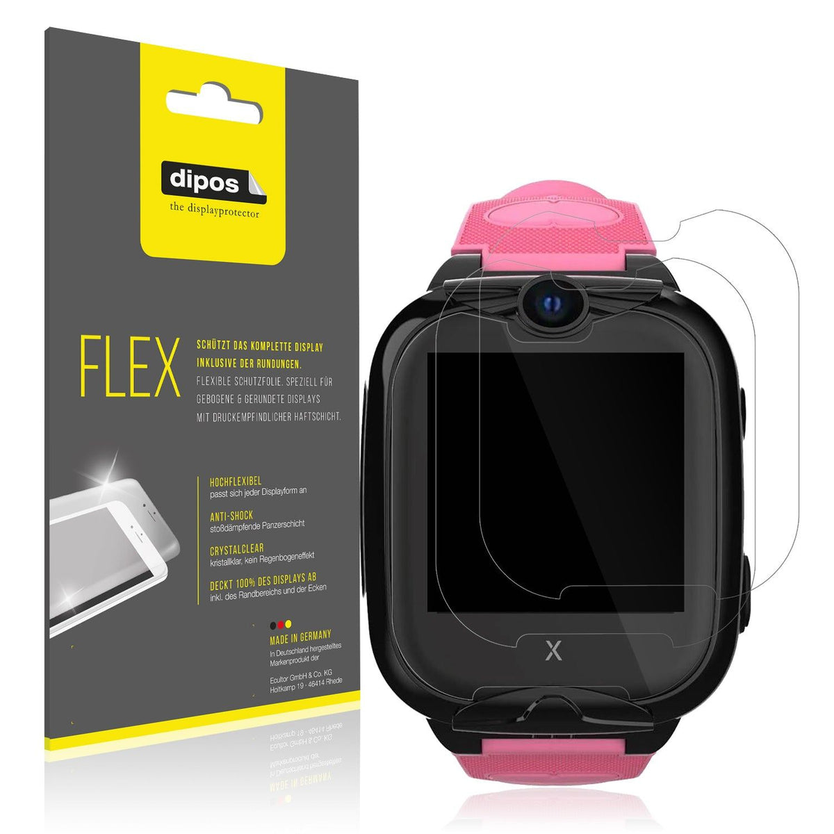 2x 3D Full Cover Schutzfolie für Xplora XGo 2