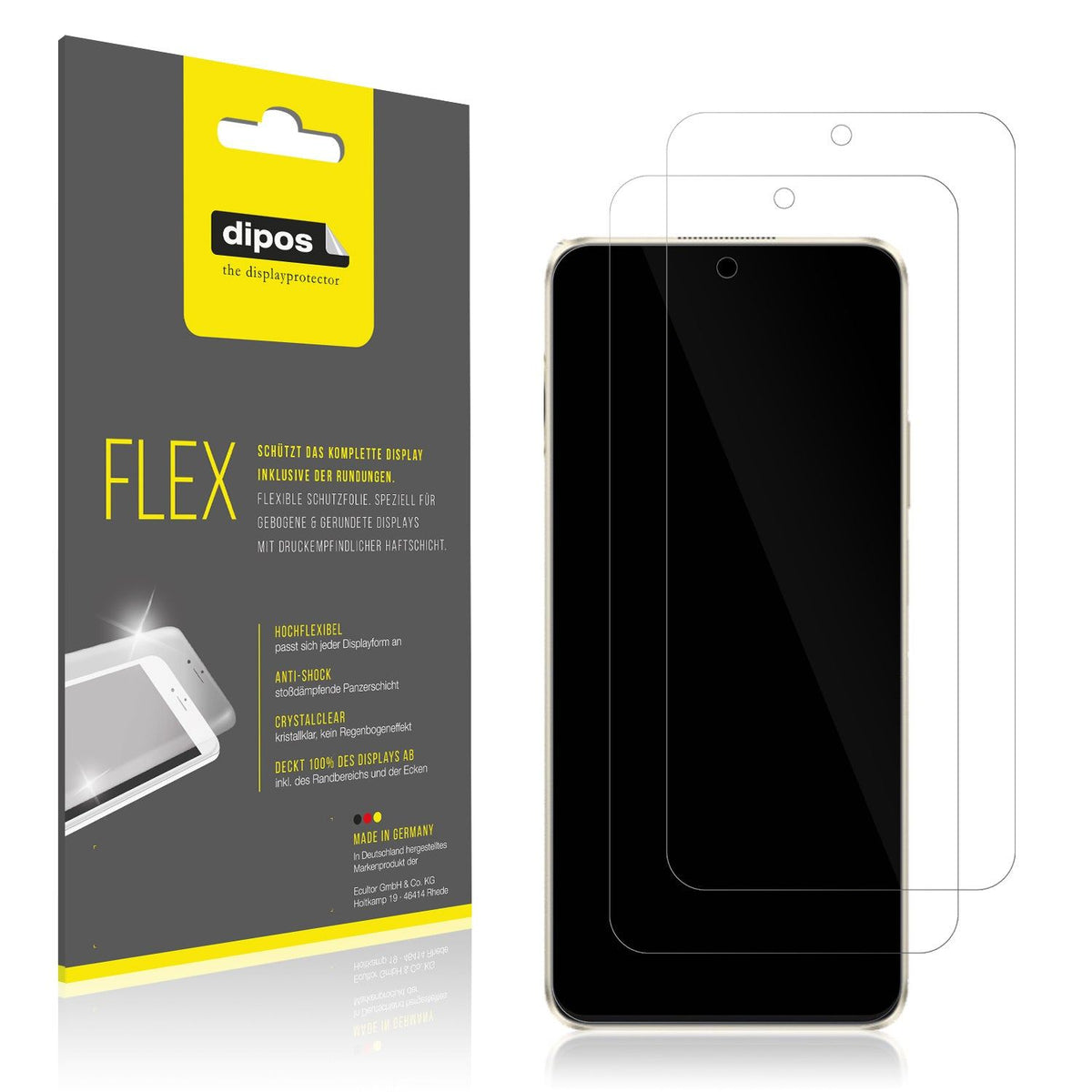 2x 3D Full Cover Schutzfolie für Huawei Nova 13i