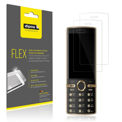 2x 3D Full Cover Schutzfolie für Cellecor Z10
