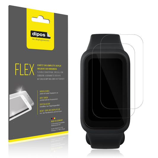 2x 3D Full Cover Schutzfolie für Xiaomi Smart Band 9 Active